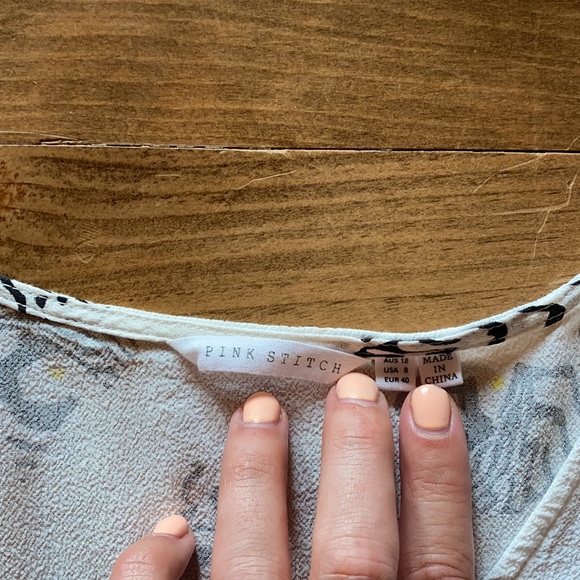 Funky white summer dress!! - Picture 2 of 2